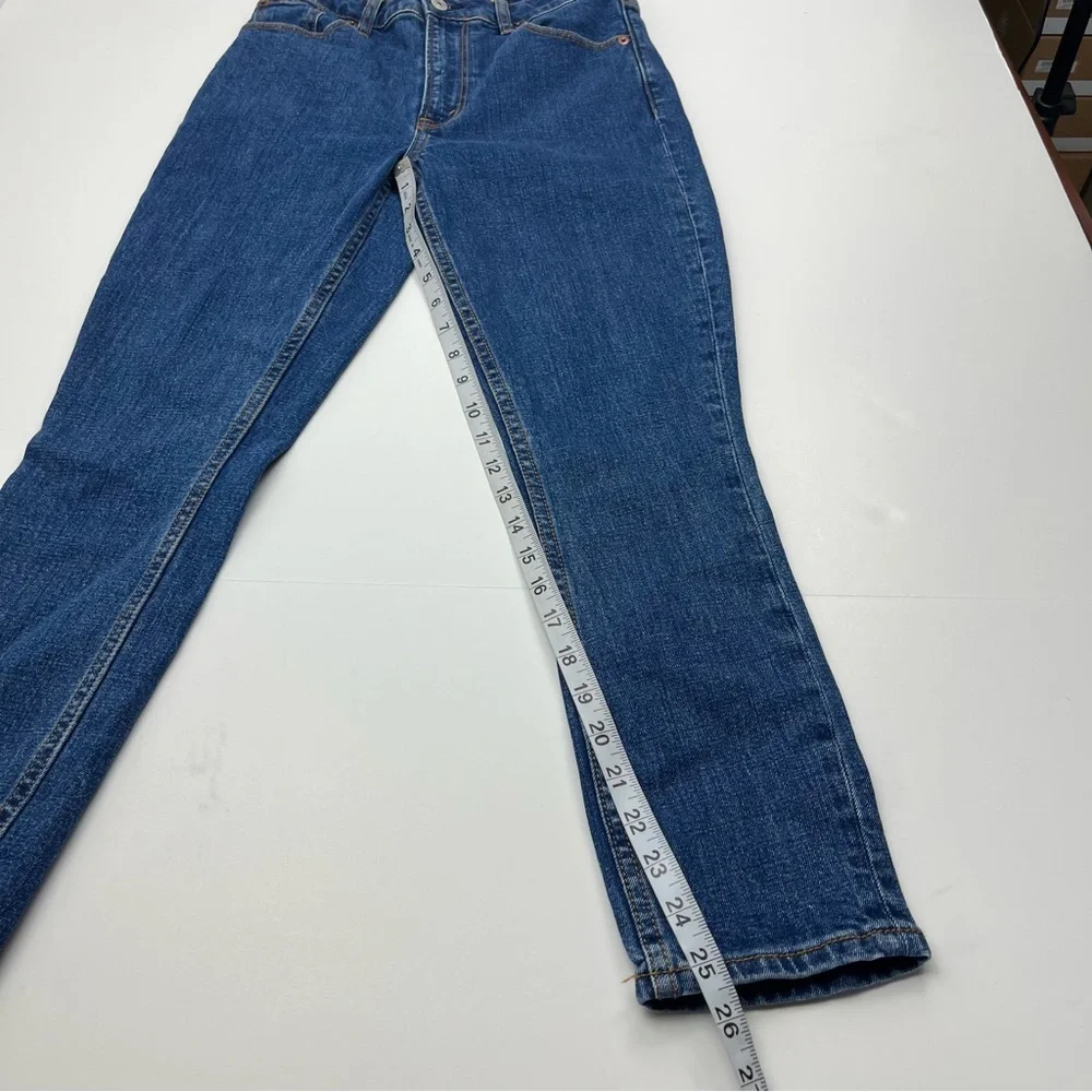 Abercrombie & Fitch The Skinny High Rise Womens SZ 00 / 24 Curve Love Denim Jean